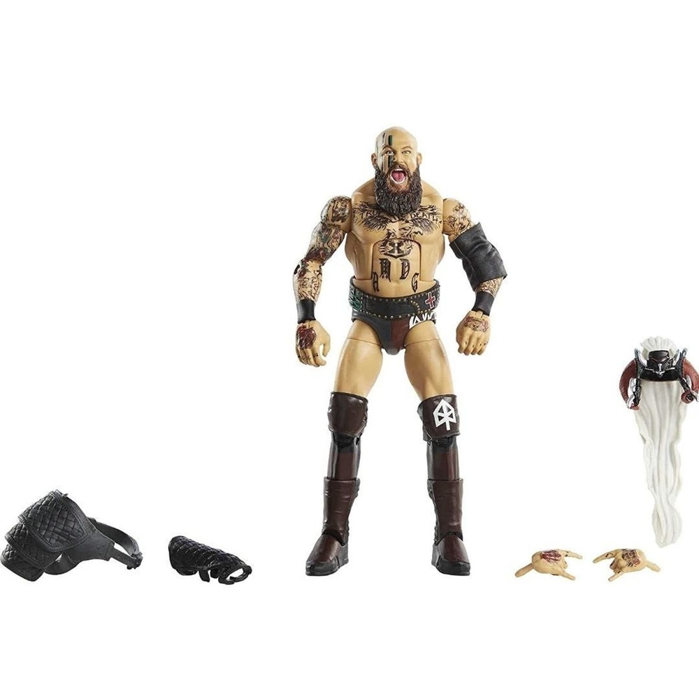 WWE Erik Elite Series 80 Deluxe Action Figure with Realistic Facial Detailing,